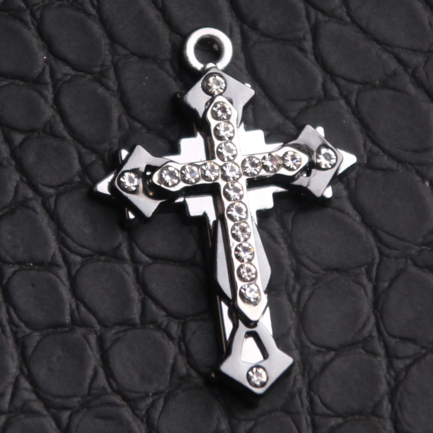Y2k Titanium Steel Cross Pendent Necklace
